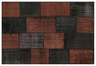 Apex Patchwork Unique Siyah 33873 160 cm X 230 cm (1)