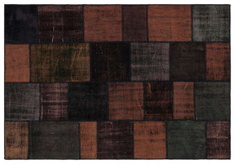 Apex Patchwork Unique Siyah 33876 160 cm X 230 cm - 1