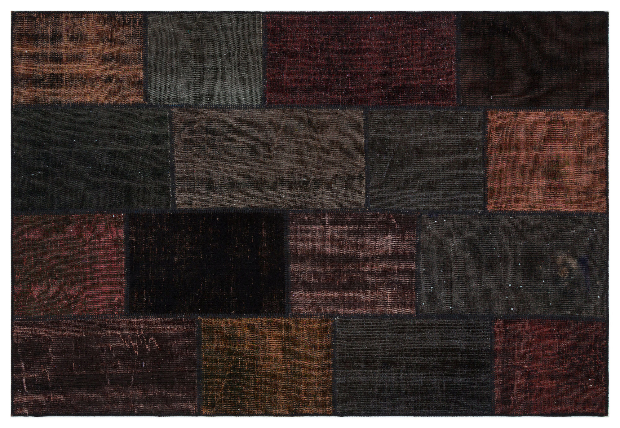Apex Patchwork Unique Siyah 33879 160 cm X 230 cm