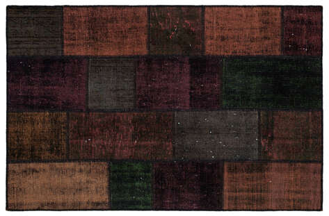 Apex Patchwork Unique Siyah 34133 122 cm X 187 cm - 1