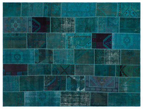 Apex Patchwork Unique Turkuaz 20225 270 cm X 358 cm - 1