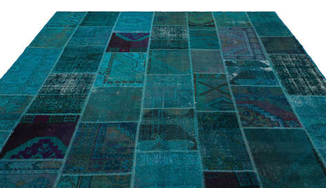 Apex Patchwork Unique Turkuaz 20225 270 cm X 358 cm - 3
