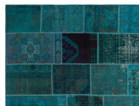 Apex Patchwork Unique Turkuaz 20225 270 cm X 358 cm - 4