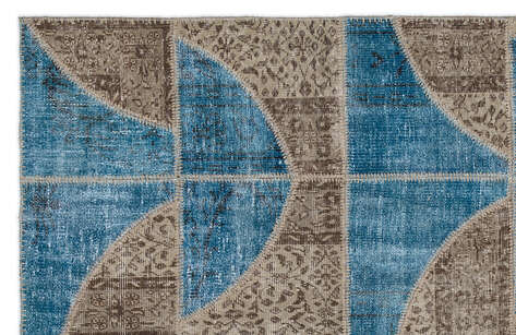 Apex Patchwork Unique Turkuaz 2090 160 cm X 230 cm - 2
