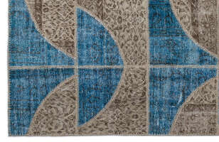 Apex Patchwork Unique Turkuaz 2090 160 cm X 230 cm (4)
