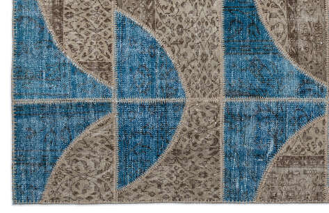 Apex Patchwork Unique Turkuaz 2090 160 cm X 230 cm - 4