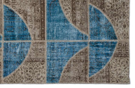 Apex Patchwork Unique Turkuaz 2090 160 cm X 230 cm - 5