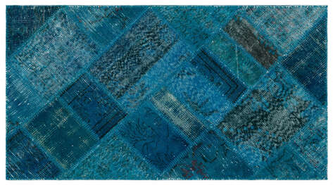 Apex Patchwork Unique Turkuaz 21328 082 cm X 150 cm - 1