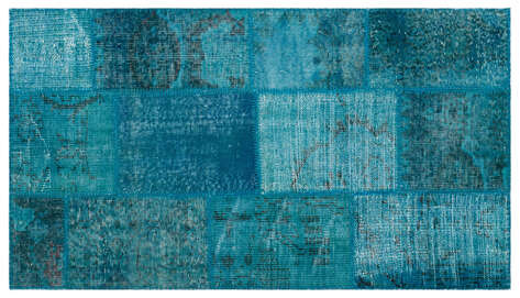 Apex Patchwork Unique Turkuaz 21329 083 cm X 147 cm - 1