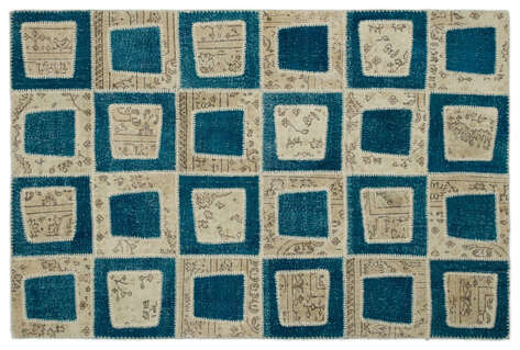 Apex Patchwork Unique Turkuaz 21346 160 cm X 240 cm - 1