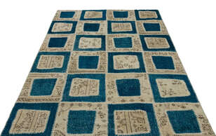 Apex Patchwork Unique Turkuaz 21346 160 cm X 240 cm (3)