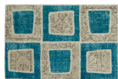 Apex Patchwork Unique Turkuaz 21363 160 cm X 241 cm - 4