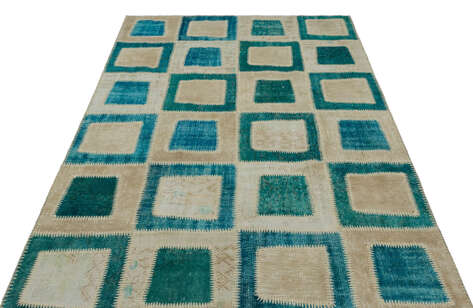 Apex Patchwork Unique Turkuaz 21788 160 cm X 240 cm - 3