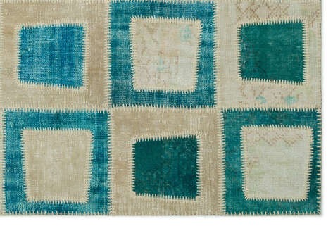 Apex Patchwork Unique Turkuaz 21788 160 cm X 240 cm - 5