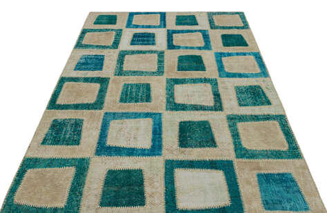 Apex Patchwork Unique Turkuaz 21819 160 cm X 242 cm - 3