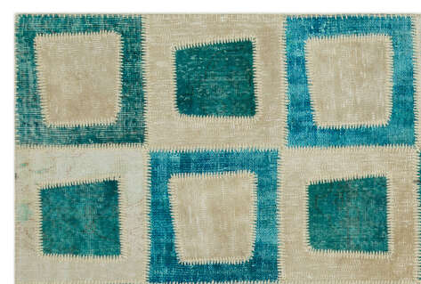 Apex Patchwork Unique Turkuaz 21819 160 cm X 242 cm - 4