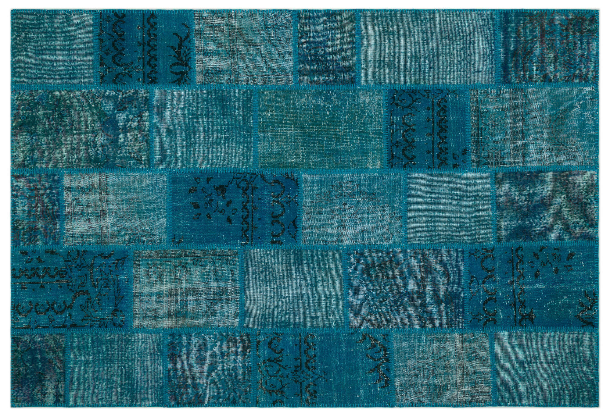 Apex Patchwork Unique Turkuaz 21825 190 Cm X 282 Cm