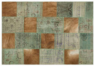 Apex Patchwork Unique Turkuaz 22286 160 cm X 230 cm (1)