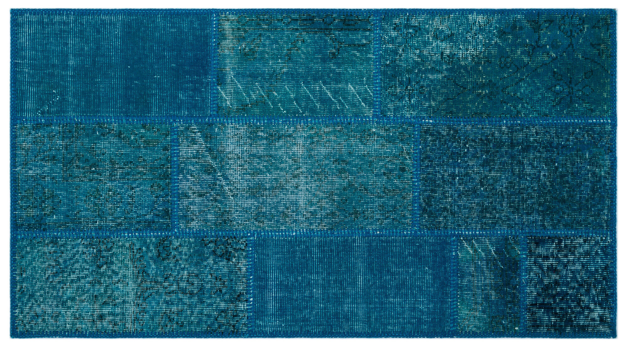 Apex Patchwork Unique Turkuaz 24720 080 cm X 150 cm