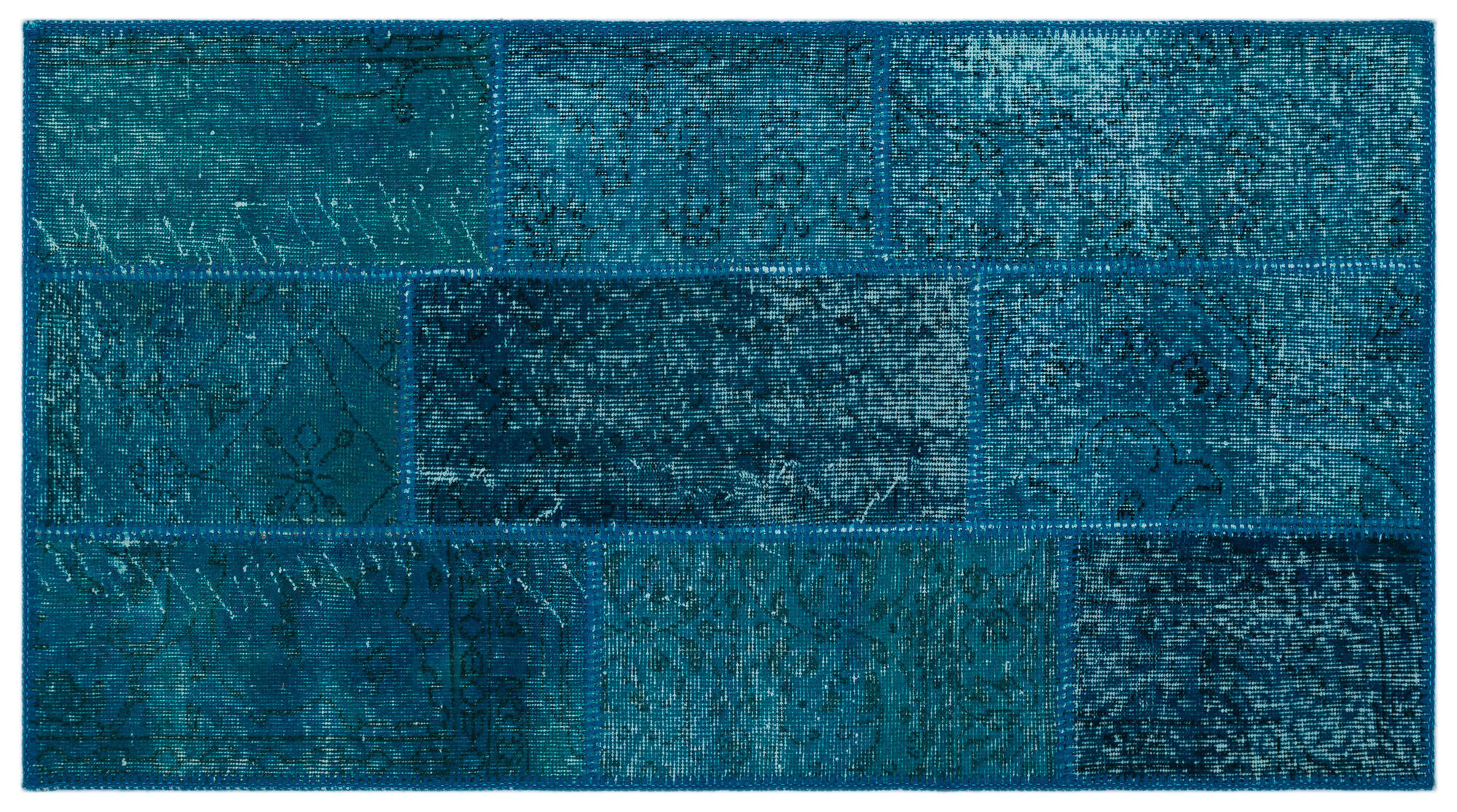 Apex Patchwork Unique Turkuaz 24740 080 cm X 150 cm