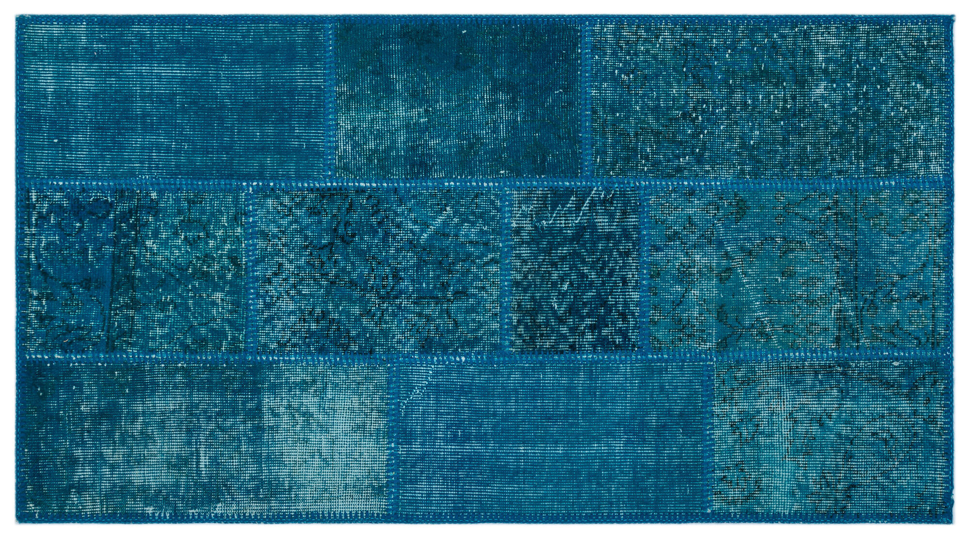 Apex Patchwork Unique Turkuaz 24746 080 cm X 150 cm