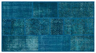 Apex Patchwork Unique Turkuaz 24746 080 cm X 150 cm (1)
