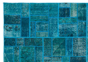 Apex Patchwork Unique Turkuaz 24859 160 cm X 230 cm (5)