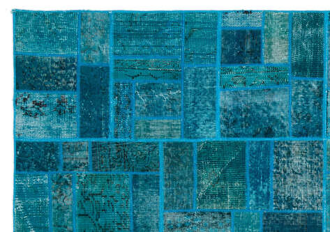 Apex Patchwork Unique Turkuaz 24859 160 cm X 230 cm - 5