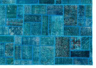 Apex Patchwork Unique Turkuaz 24871 160 cm X 230 cm (4)