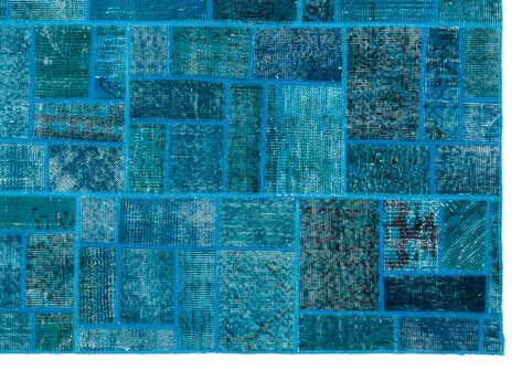Apex Patchwork Unique Turkuaz 24871 160 cm X 230 cm - 4