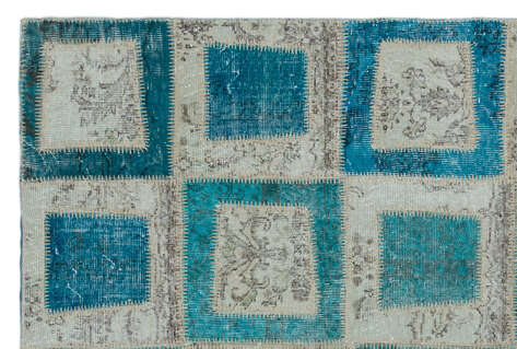 Apex Patchwork Unique Turkuaz 24909 160 cm X 238 cm - 5