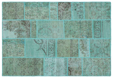 Apex Patchwork Unique Turkuaz 24991 160 cm X 230 cm - 1