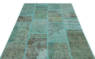 Apex Patchwork Unique Turkuaz 24991 160 cm X 230 cm (3)