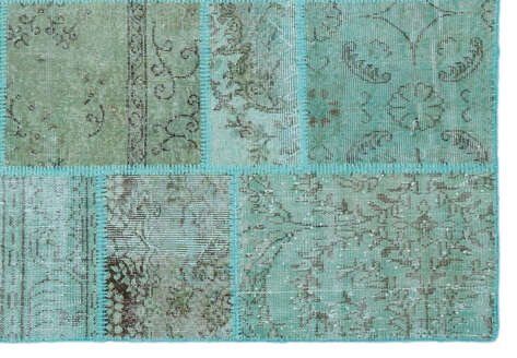 Apex Patchwork Unique Turkuaz 24991 160 cm X 230 cm - 4