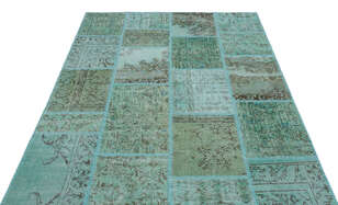 Apex Patchwork Unique Turkuaz 25015 160 cm X 230 cm (3)
