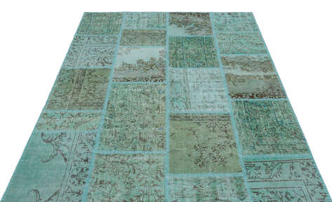 Apex Patchwork Unique Turkuaz 25015 160 cm X 230 cm - 3