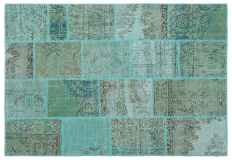 Apex Patchwork Unique Turkuaz 25019 160 cm X 230 cm - 1