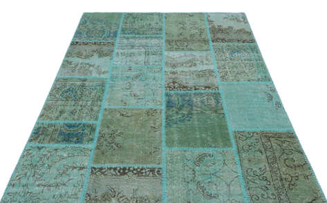 Apex Patchwork Unique Turkuaz 25019 160 cm X 230 cm - 3