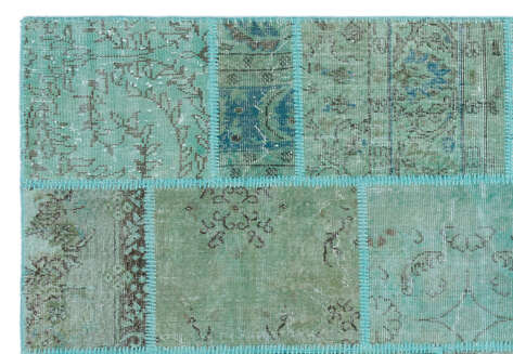 Apex Patchwork Unique Turkuaz 25019 160 cm X 230 cm - 5