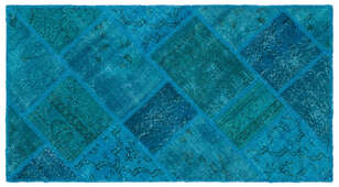 Apex Patchwork Unique Turkuaz 25064 080 cm X 150 cm (1)