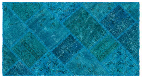 Apex Patchwork Unique Turkuaz 25064 080 cm X 150 cm - 1
