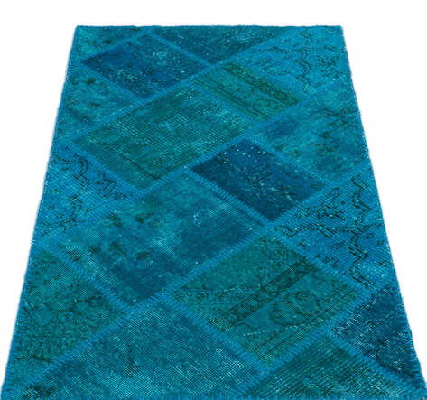 Apex Patchwork Unique Turkuaz 25064 080 cm X 150 cm - 3