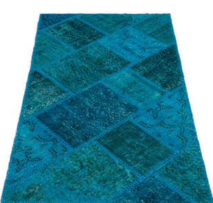 Apex Patchwork Unique Turkuaz 25065 080 cm X 150 cm (3)