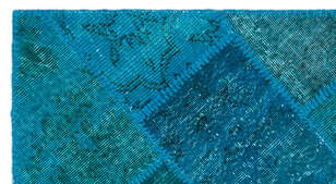 Apex Patchwork Unique Turkuaz 25065 080 cm X 150 cm (5)