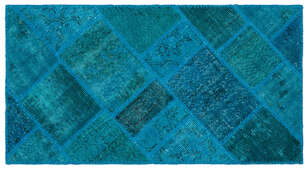 Apex Patchwork Unique Turkuaz 25071 080 cm X 150 cm (1)