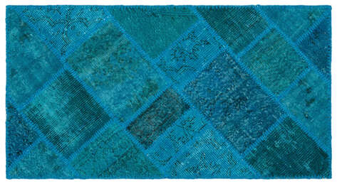 Apex Patchwork Unique Turkuaz 25071 080 cm X 150 cm - 1