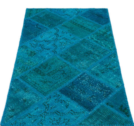 Apex Patchwork Unique Turkuaz 25072 080 cm X 150 cm - 3