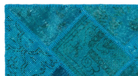 Apex Patchwork Unique Turkuaz 25072 080 cm X 150 cm - 5