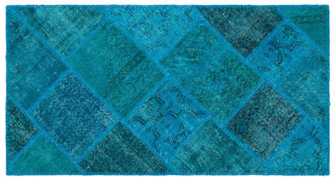 Apex Patchwork Unique Turkuaz 25073 080 cm X 150 cm - 1