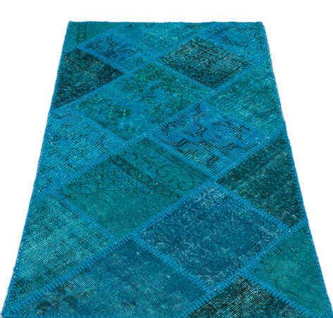 Apex Patchwork Unique Turkuaz 25073 080 cm X 150 cm - 3
